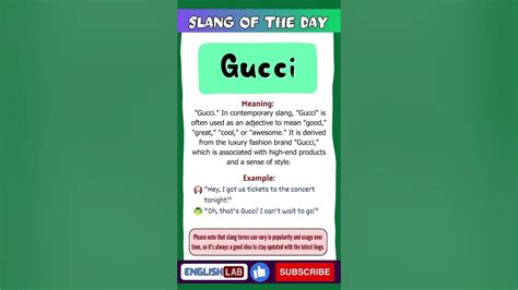 ‎Gucci Slang 